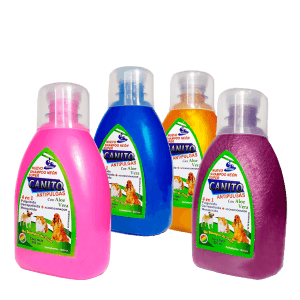 Shampoo Antipulgas Super Canito Neón 500 ml.